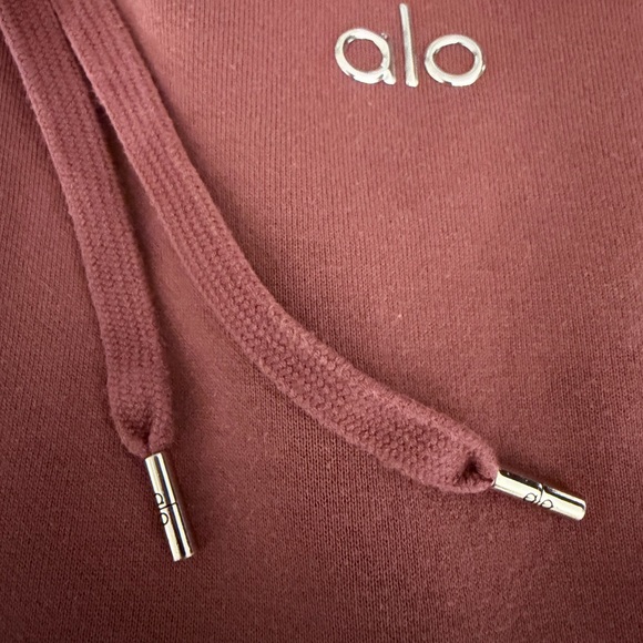 Alo Pink Hoodie and Sweatpants Set dusty pink - Picture 2 of 3